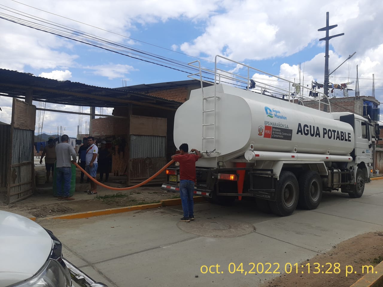 Reparto de agua en San Ignacio